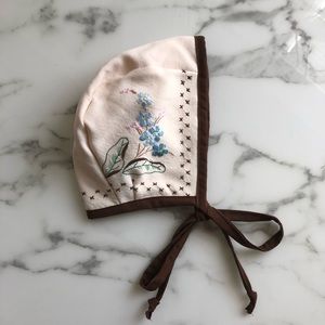 Embroidered baby hat